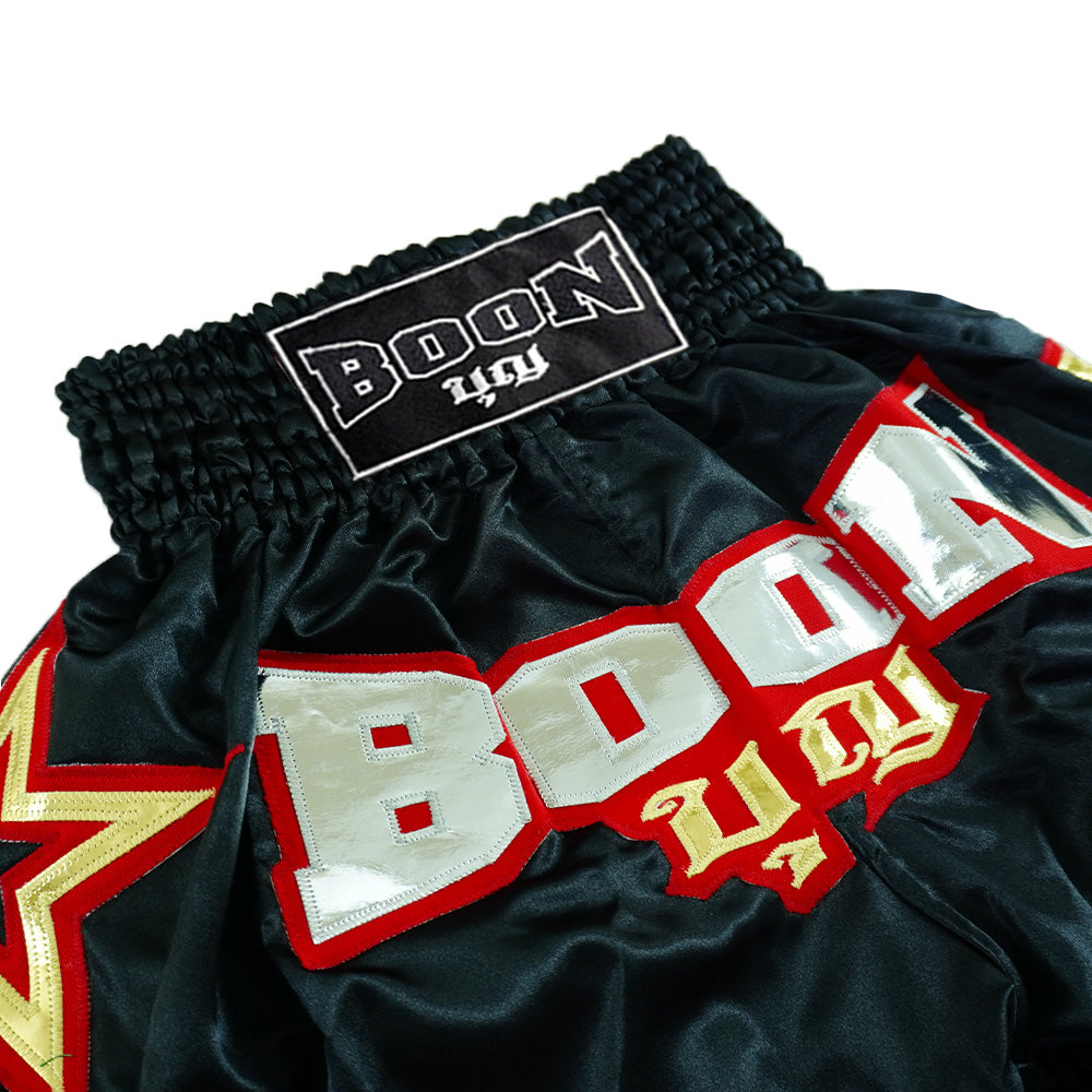 Boon Black Stars Muay Thai Shorts MT09
