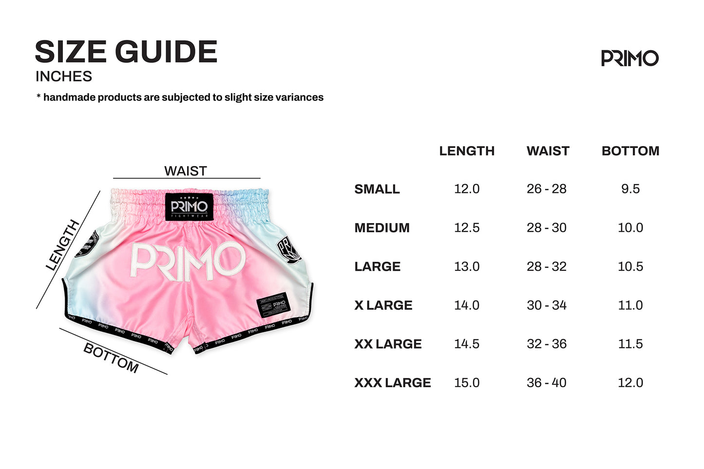 Primo Free Flow Muay Thai Shorts