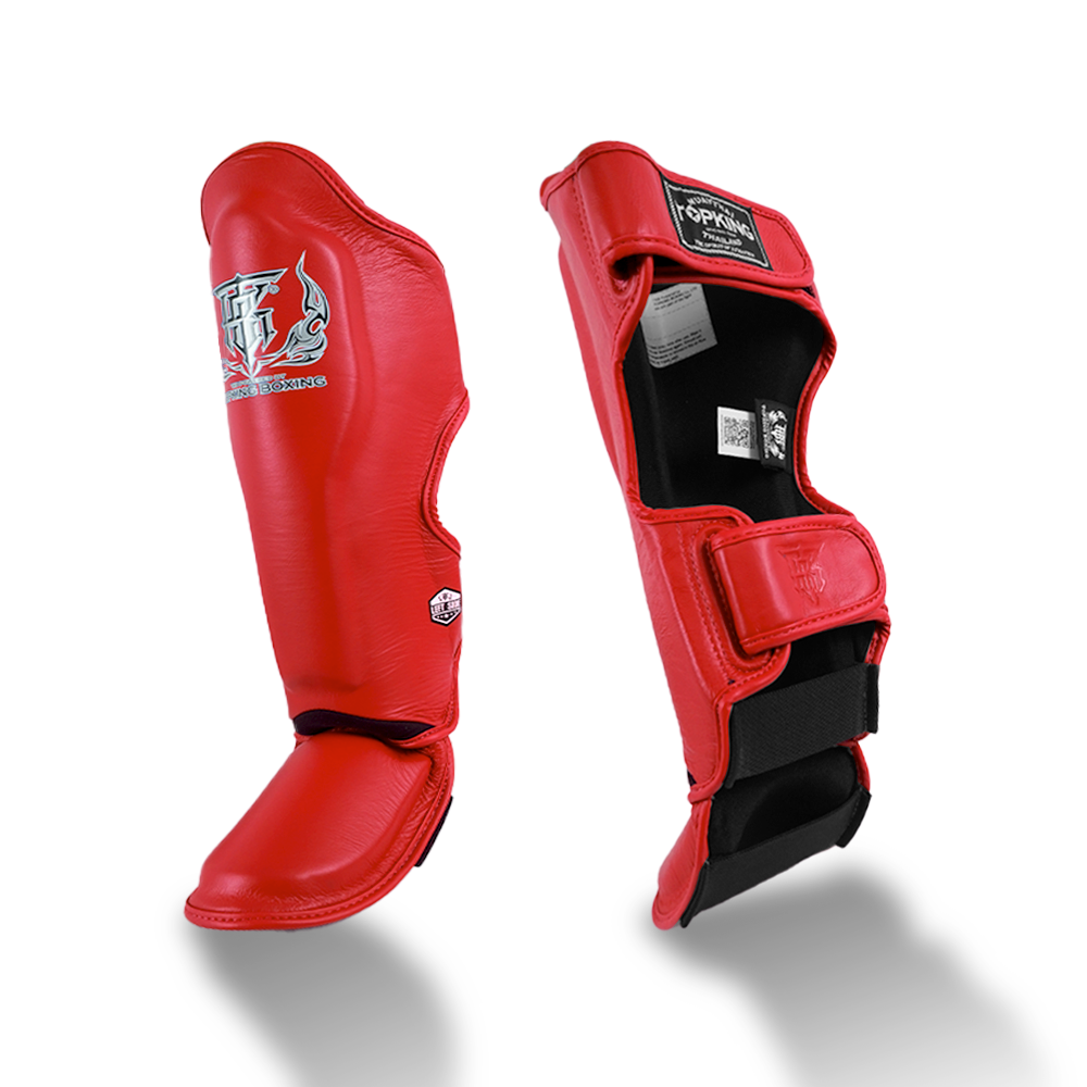 Top King Shin Guards Pro Genuine Leather TKSGP-GL