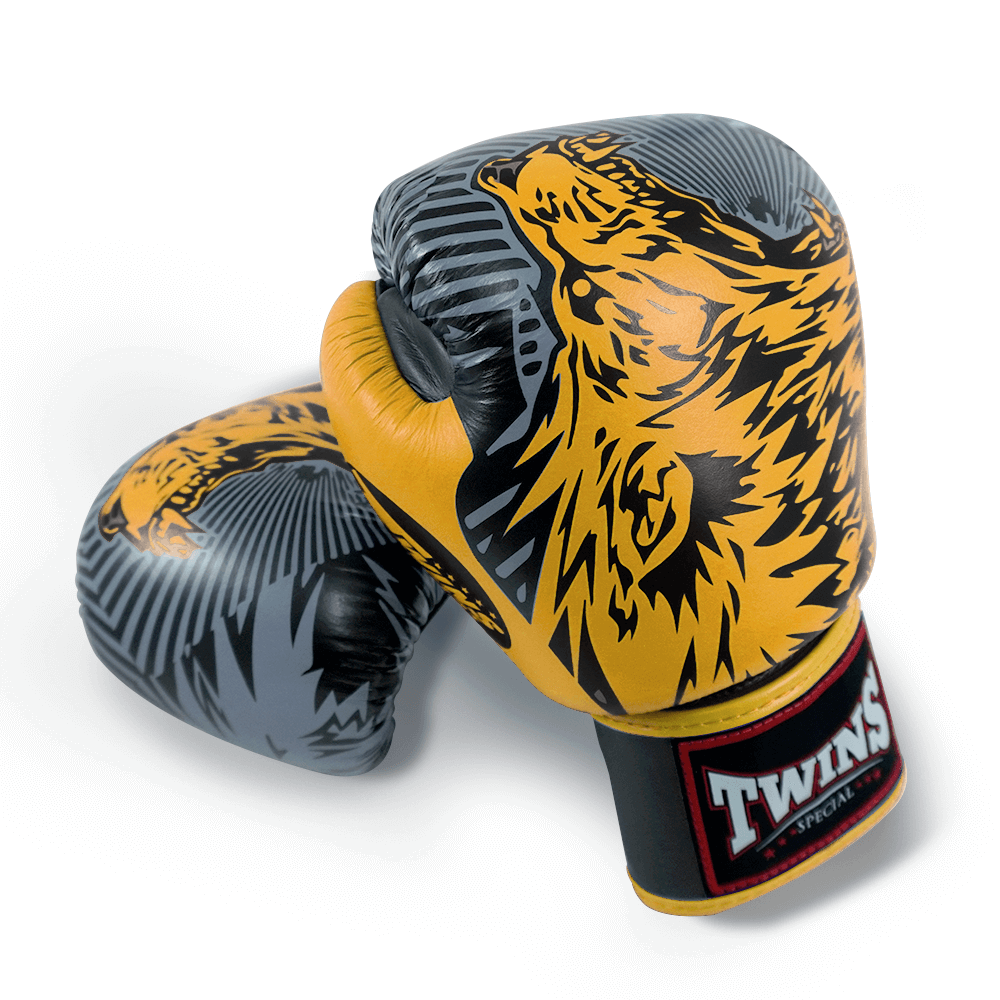 Twins Wolf Boxing Gloves FBGV-50
